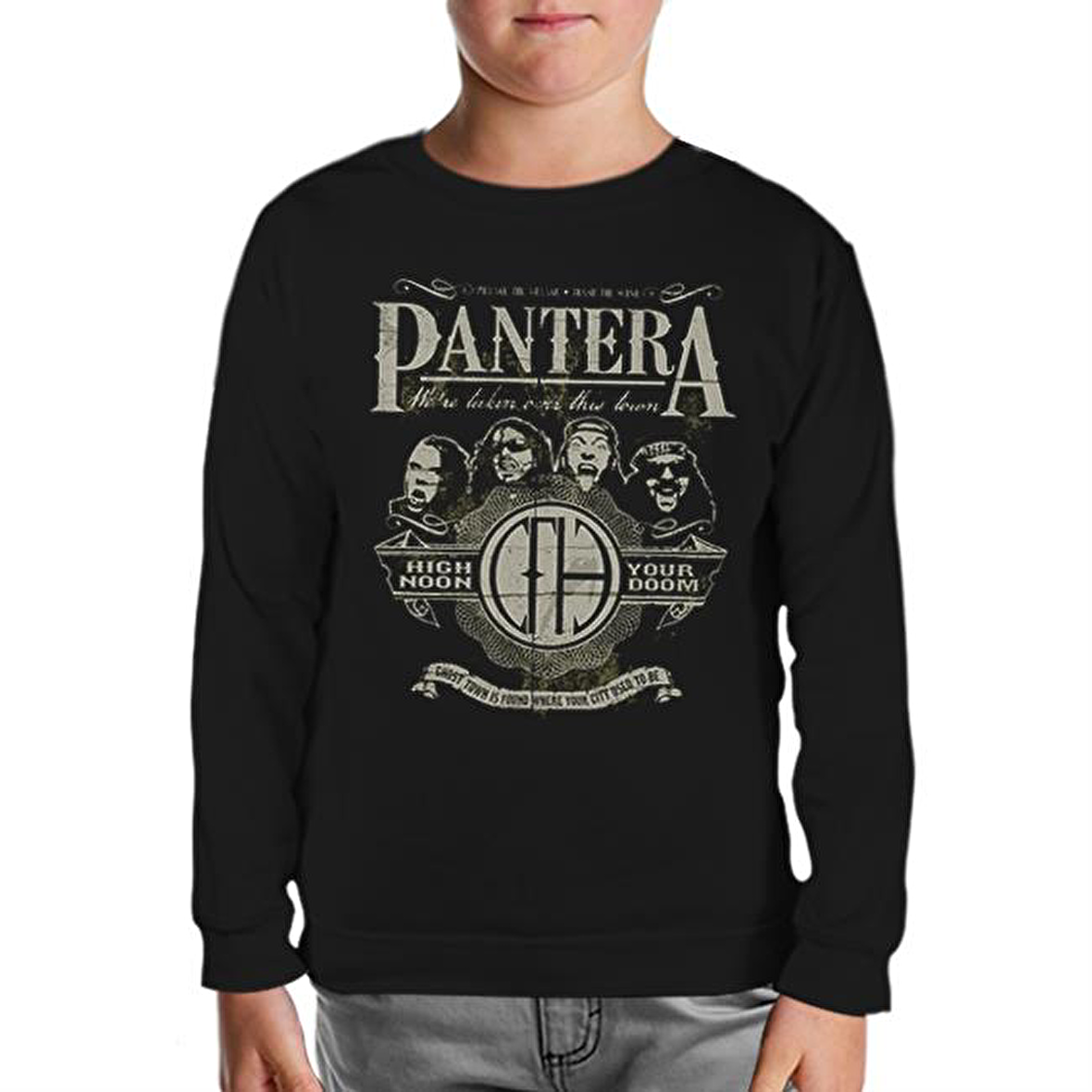 Pantera - High Noon Siyah Çocuk Sweatshirt