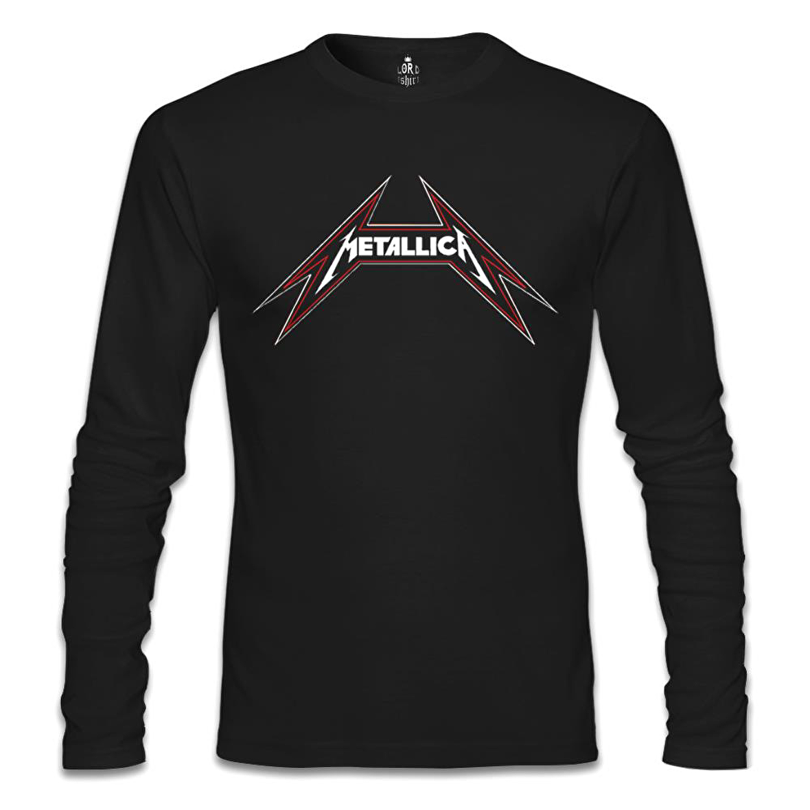Metallica - Logo Siyah Erkek Sweatshirt