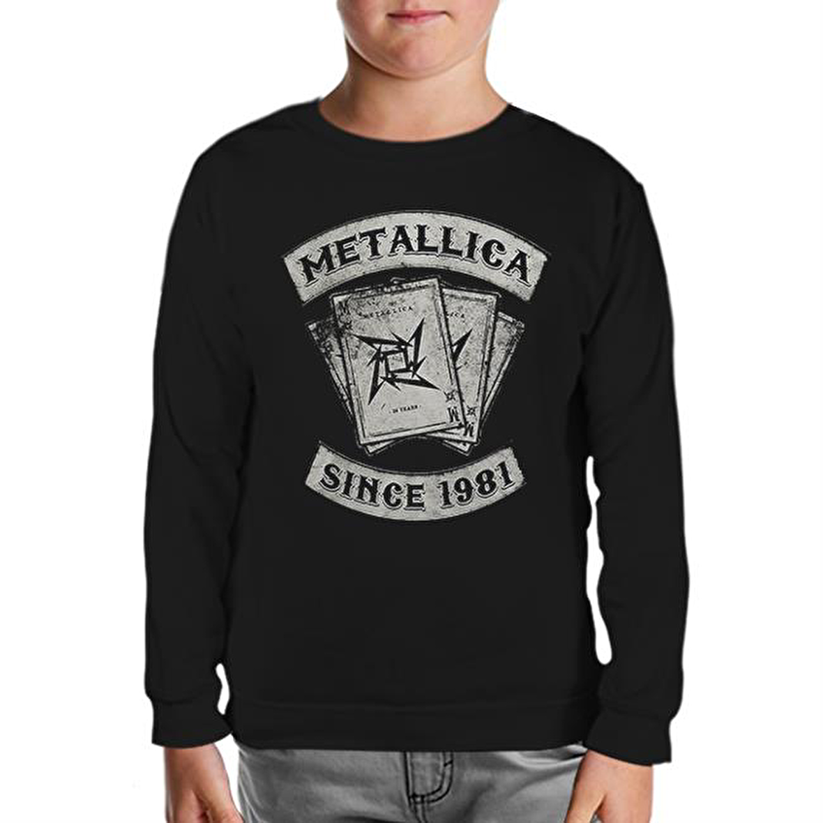 Metallica - Since 1981 Siyah Çocuk Sweatshirt