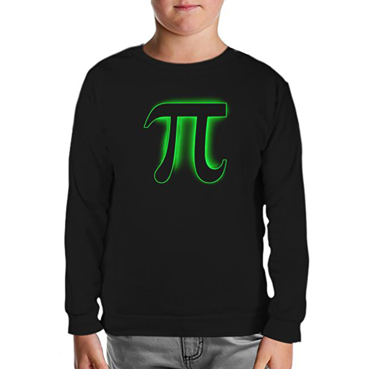 Matematik - Pi 10 Siyah Çocuk Sweatshirt