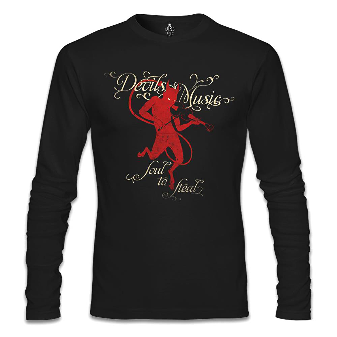 Devil Siyah Erkek Sweatshirt