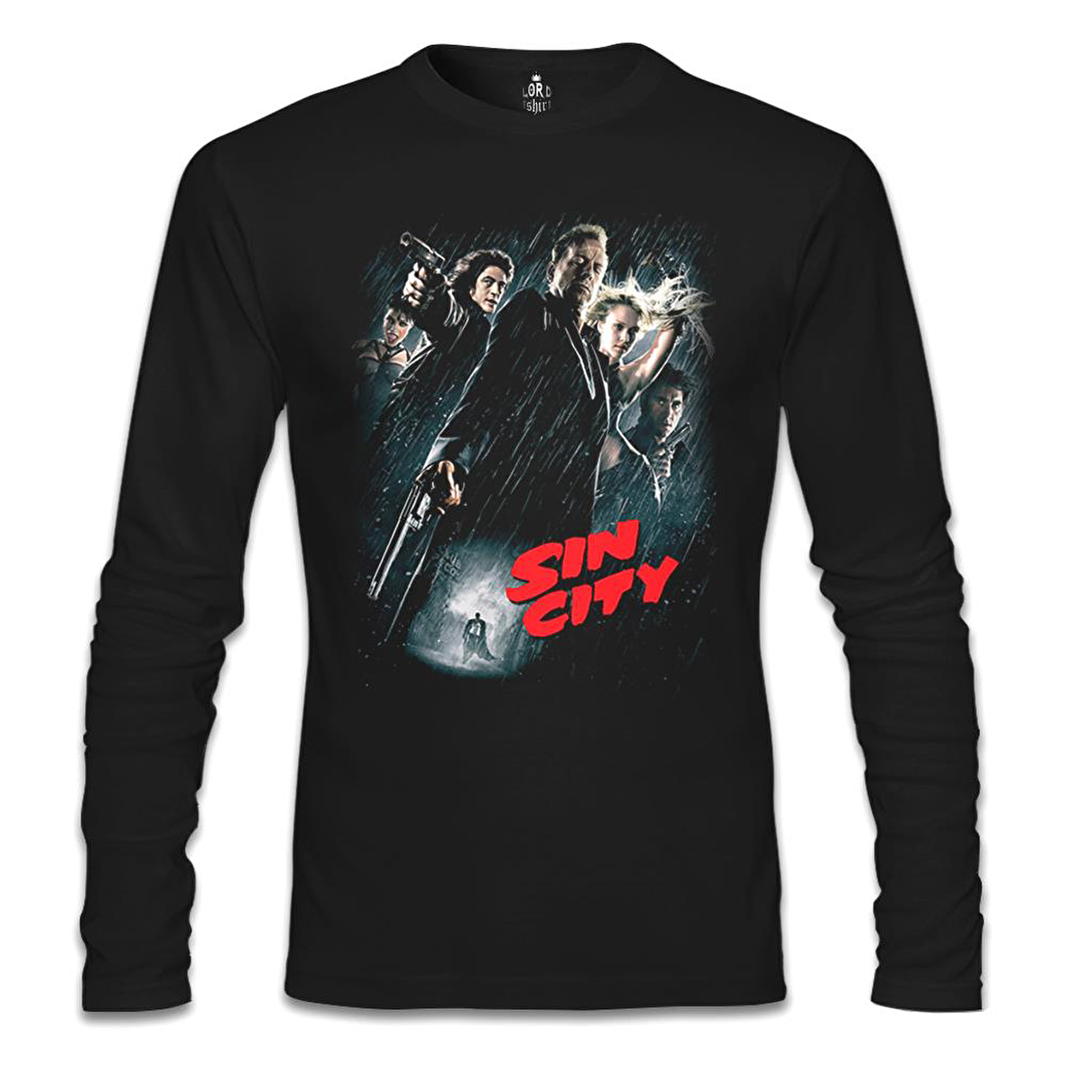 Sin City Siyah Erkek Sweatshirt