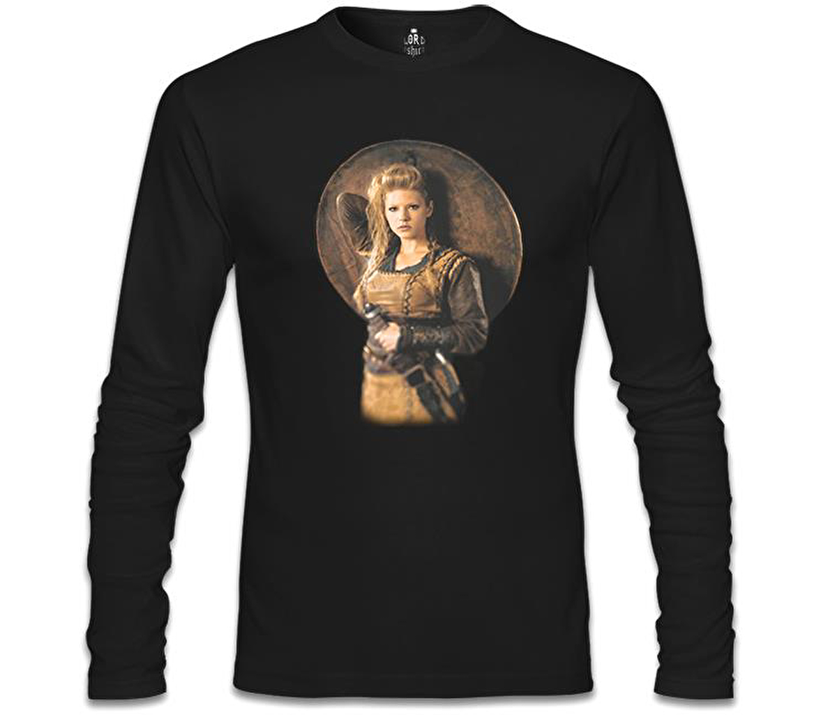 Vikings - Lagertha Siyah Erkek Sweatshirt
