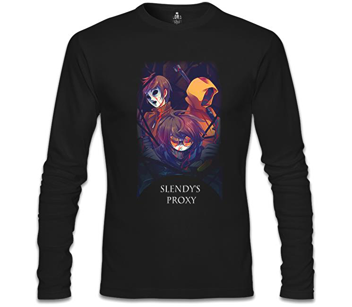 Slendy's Proxy Siyah Erkek Sweatshirt