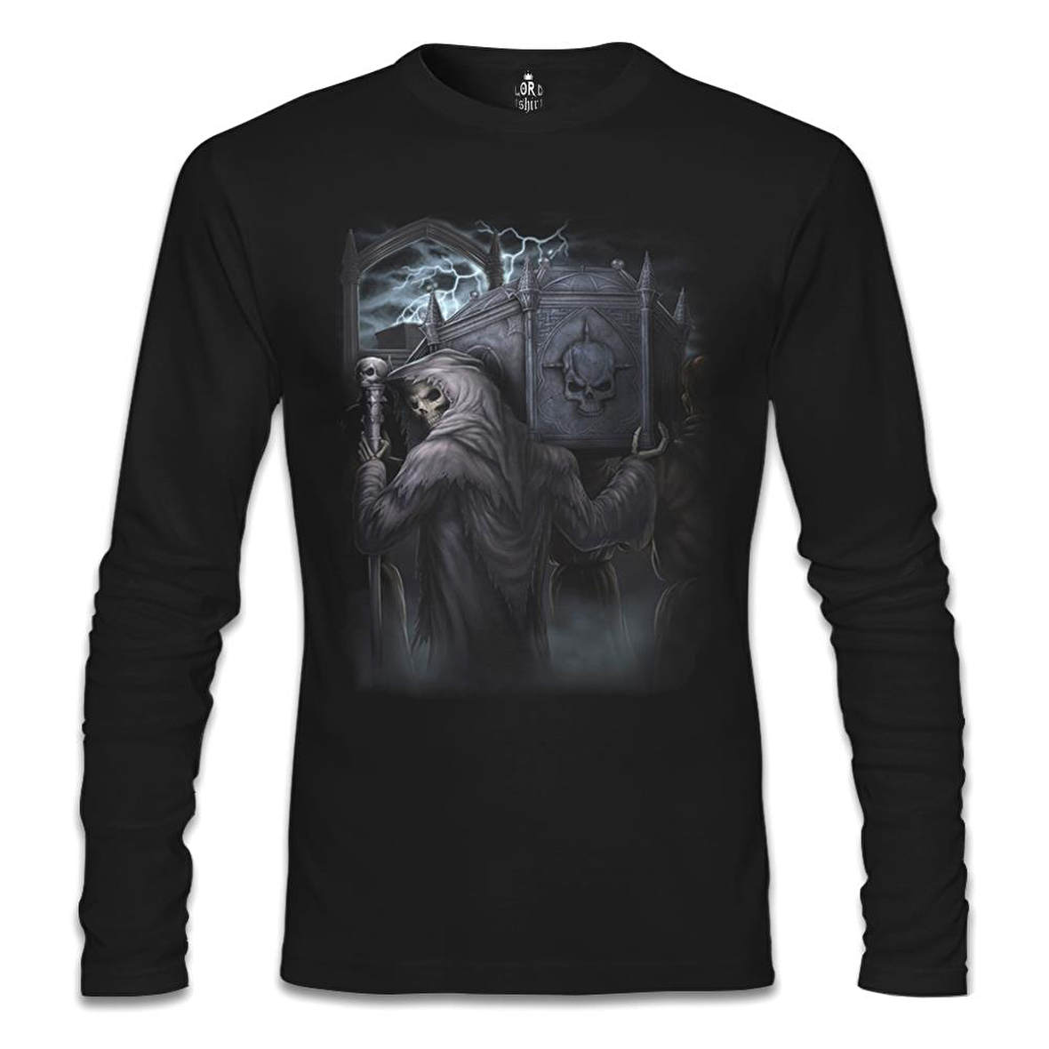 Kurukafa - Coffin Siyah Erkek Sweatshirt