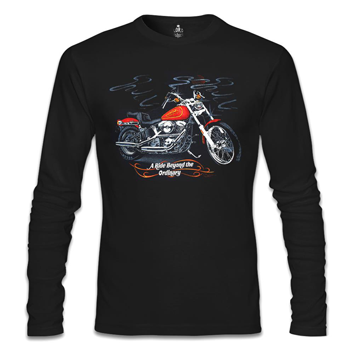 Motosiklet - Ride Extraordinary Siyah Erkek Sweatshirt