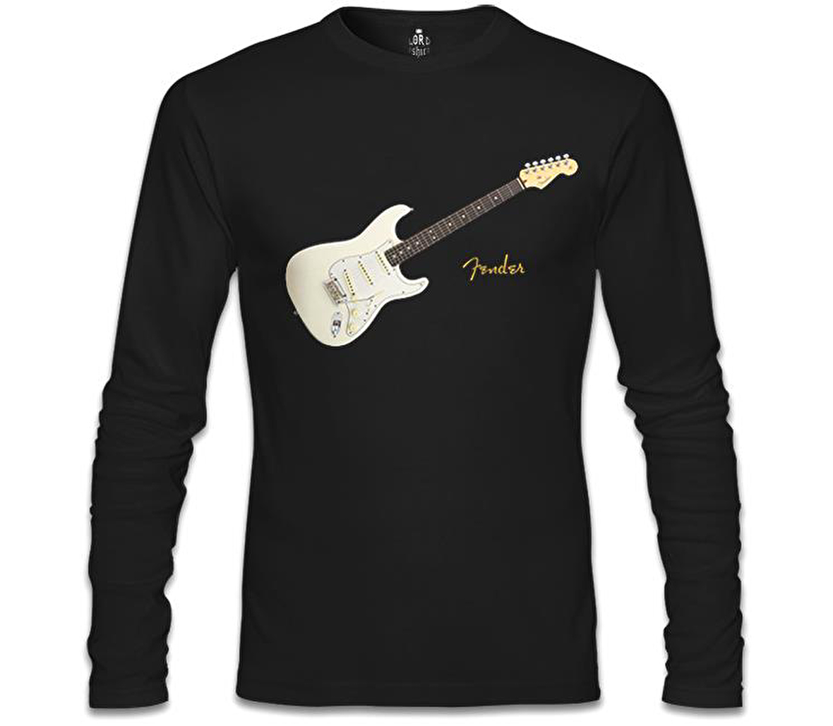 Fender W Siyah Erkek Sweatshirt
