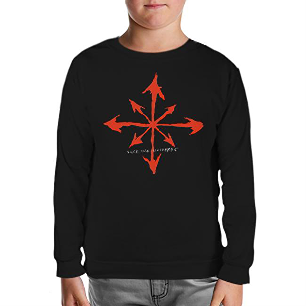 Craft - The Universe Siyah Çocuk Sweatshirt