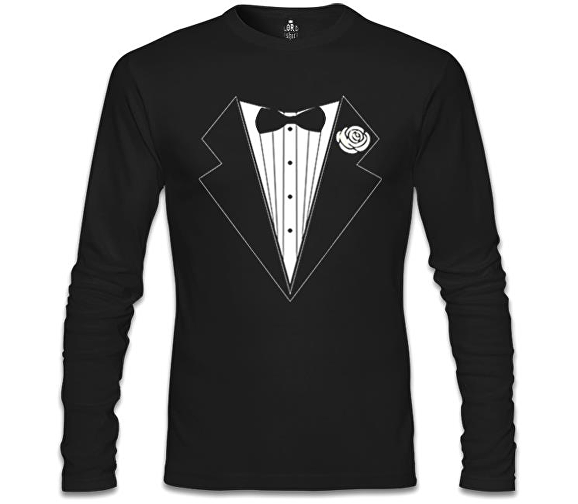 Damat - Groom Suit Siyah Erkek Sweatshirt