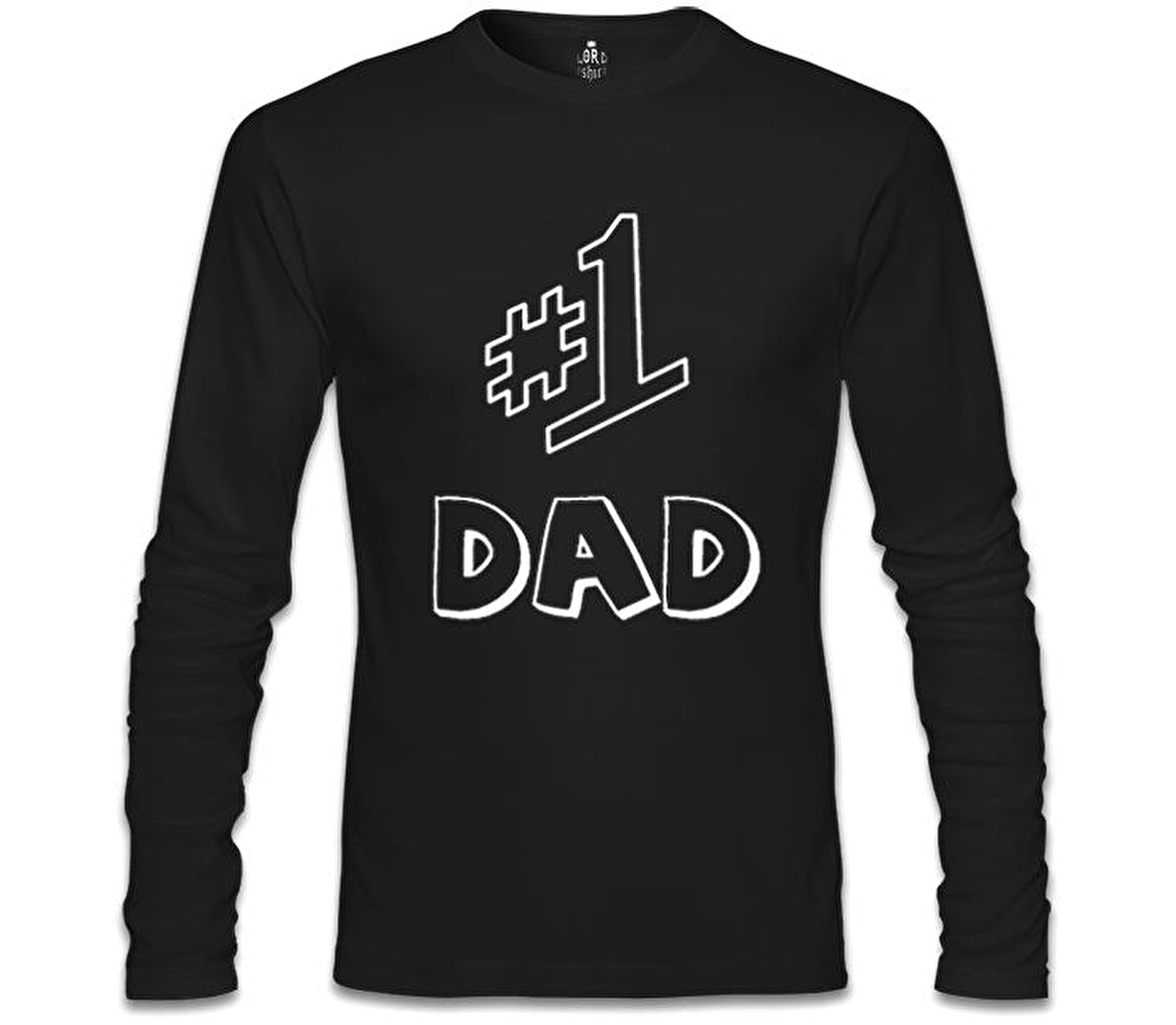 The Evolution of Dad Siyah Erkek Sweatshirt