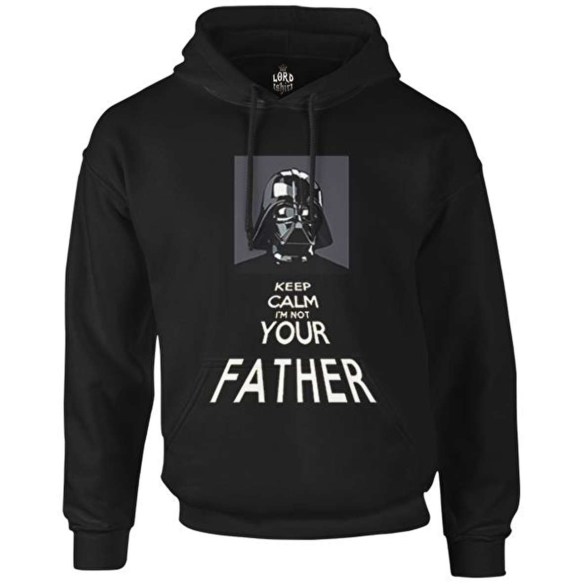 Star Wars - Not Your Father Siyah Erkek Fermuarsız Kapşonlu