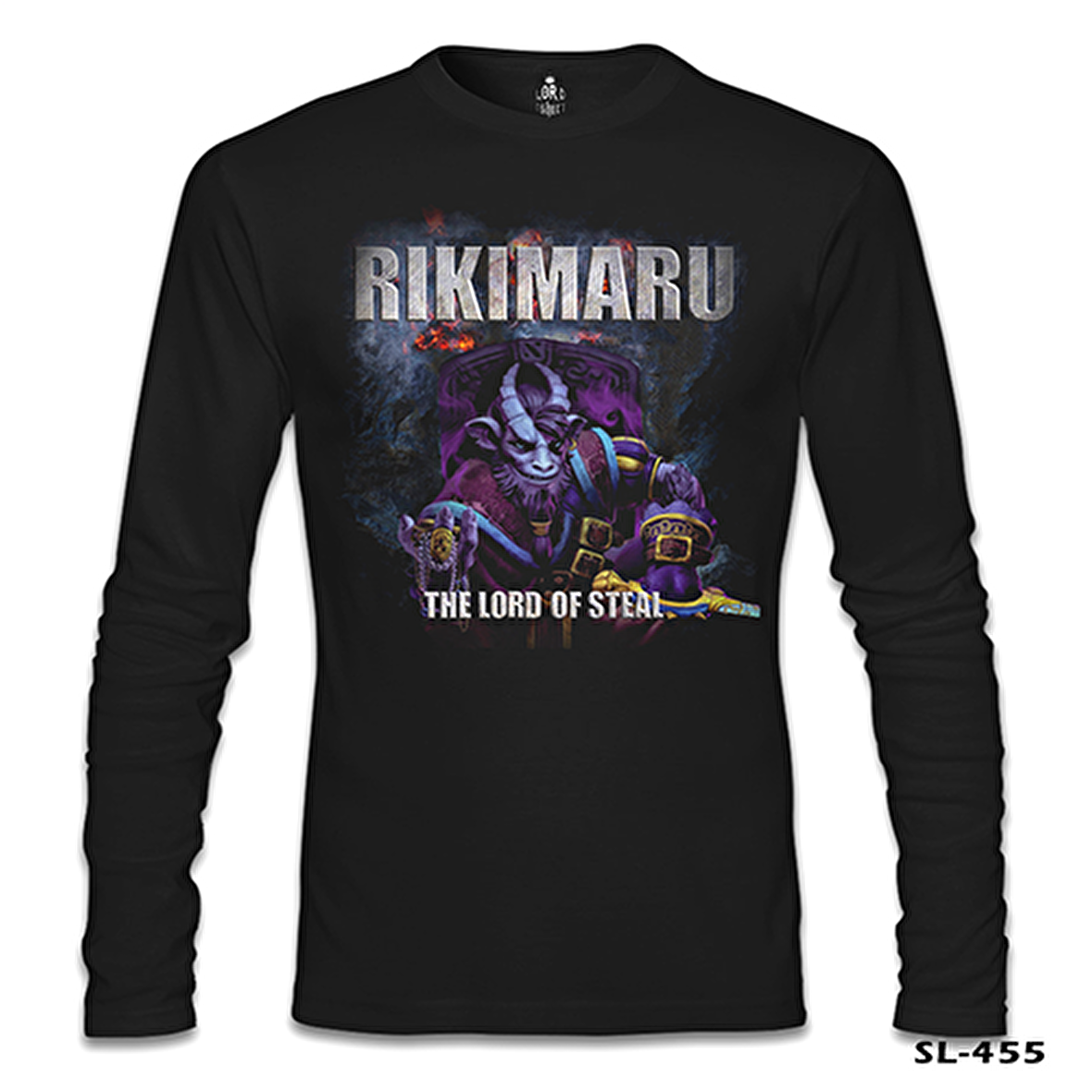 Dota 2 - Rikimaru Siyah Erkek Sweatshirt