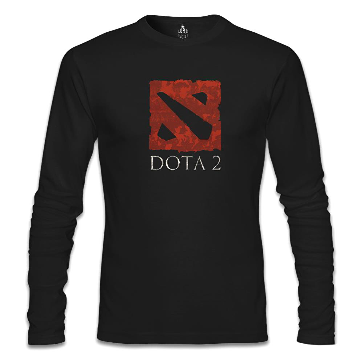 Dota 2 - Logo2 Siyah Erkek Sweatshirt
