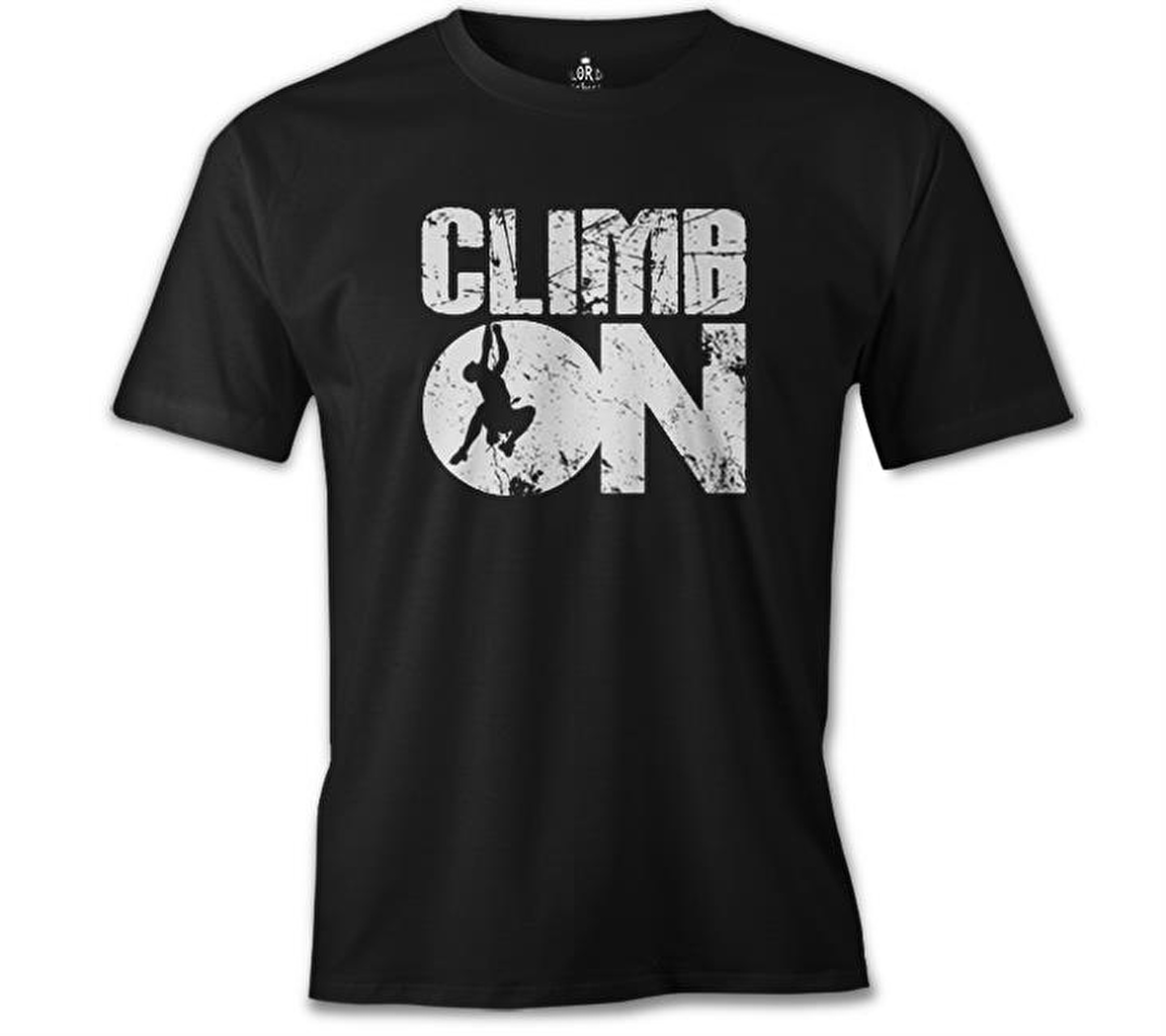 Climb On Siyah Erkek Tshirt