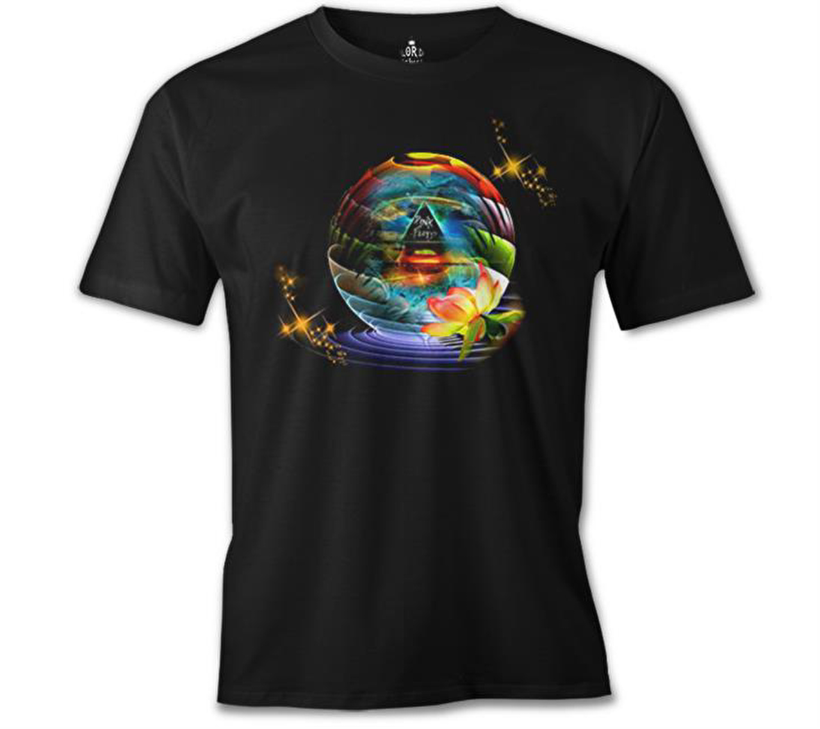 Pink Floyd - Earth Siyah Erkek Tshirt