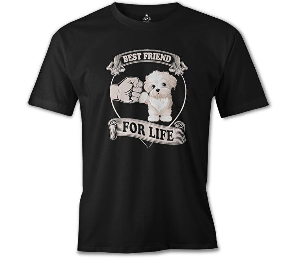 Köpek - Best Friend Siyah Erkek Tshirt