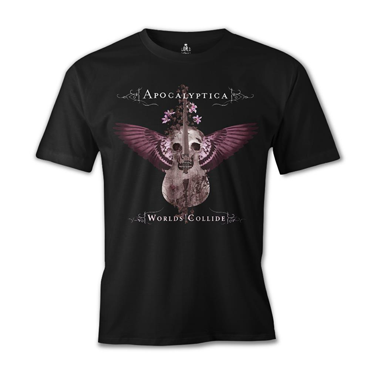 Apocalyptica - Worlds Collide Siyah Erkek Tshirt