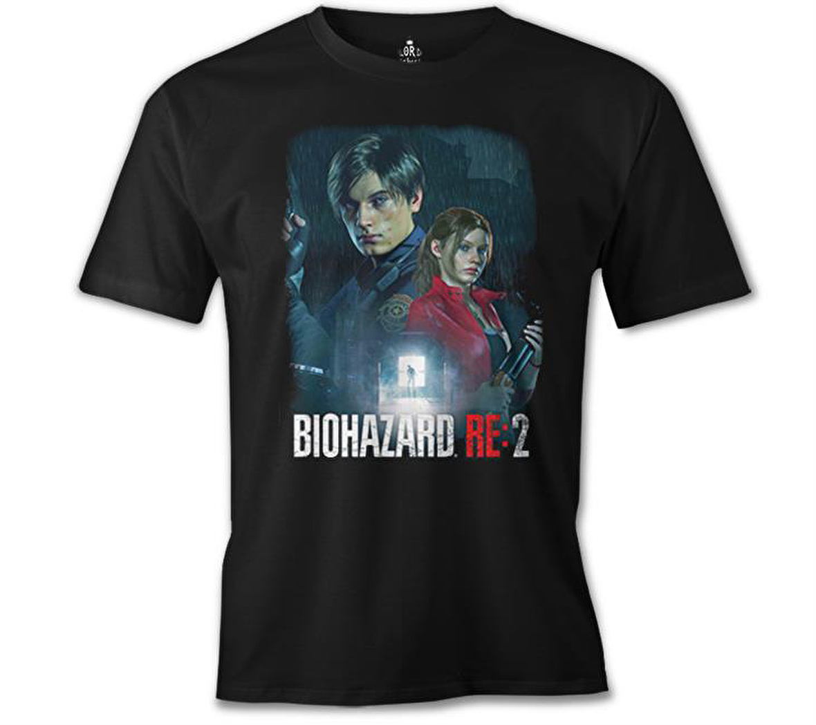 Resident Evil - Biohazard 2 Siyah Erkek Tshirt