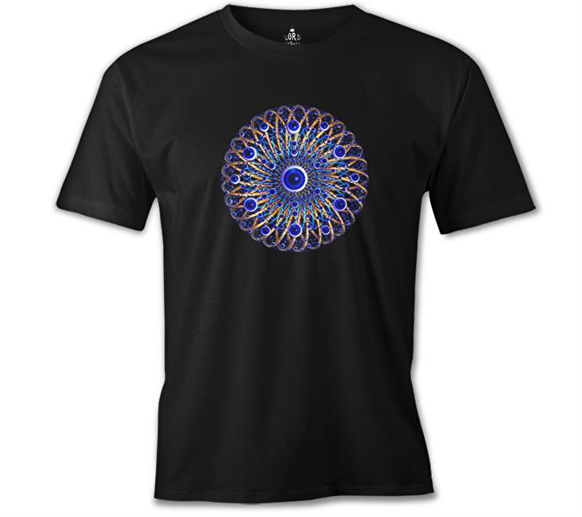 Nazar Boncuğu Siyah Erkek Tshirt