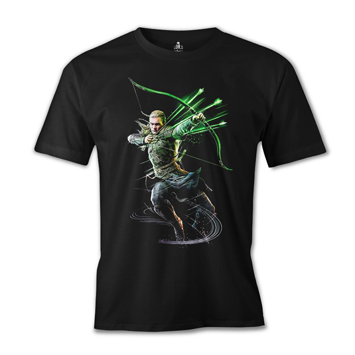 Guardians of Middle Earth - Legolas Siyah Erkek Tshirt