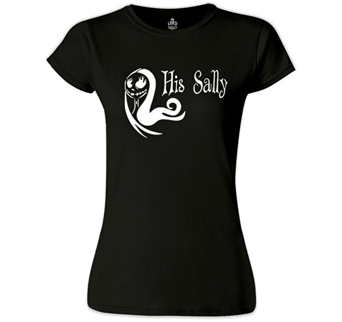 Her Sally His Jack - Sally Siyah Kadın Tshirt