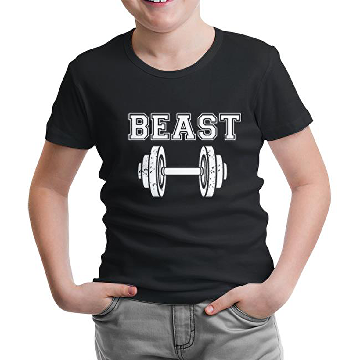 Beauty and the Beast - Beast Siyah Çocuk Tshirt