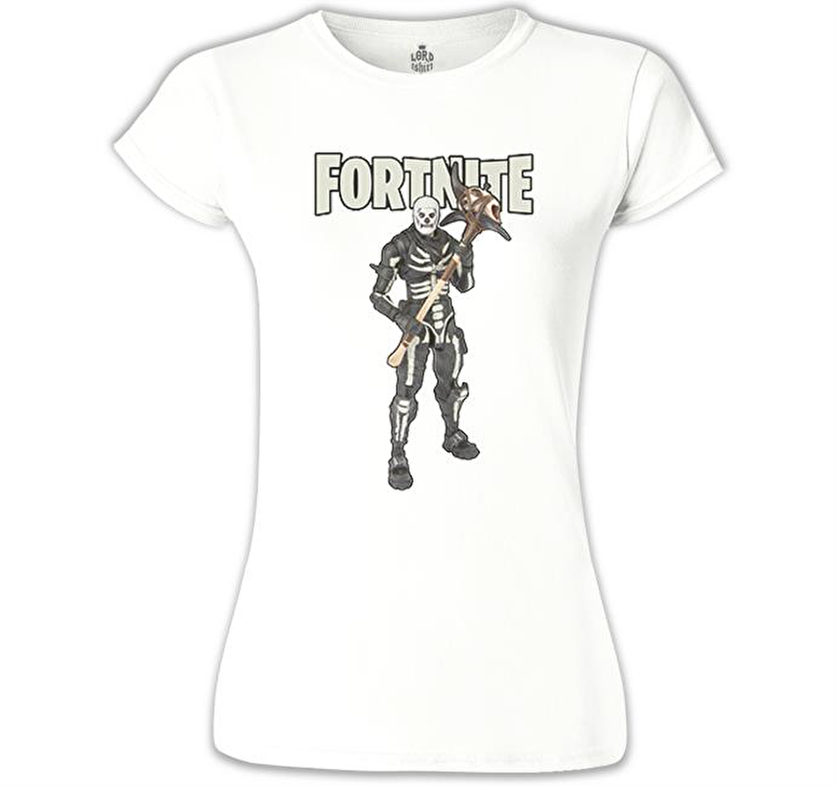 Fortnite - Skull II Beyaz Bayan Tshirt