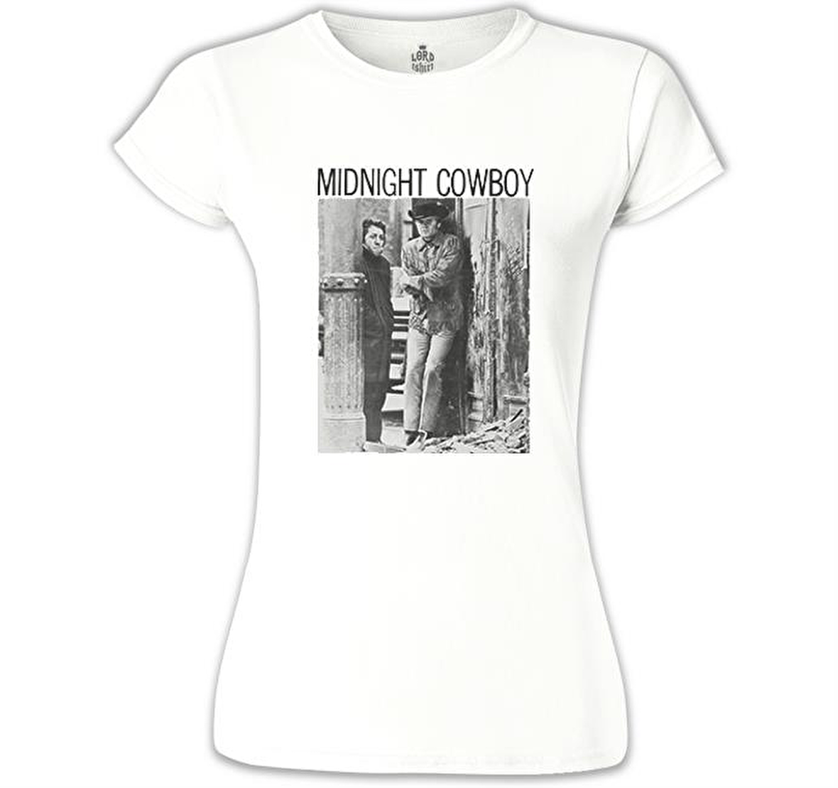 Midnight Cowboy Beyaz Bayan Tshirt