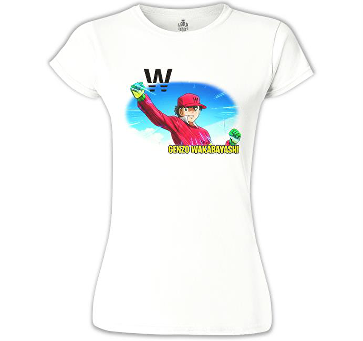 Genzo Wakabayashi - W Beyaz Bayan Tshirt