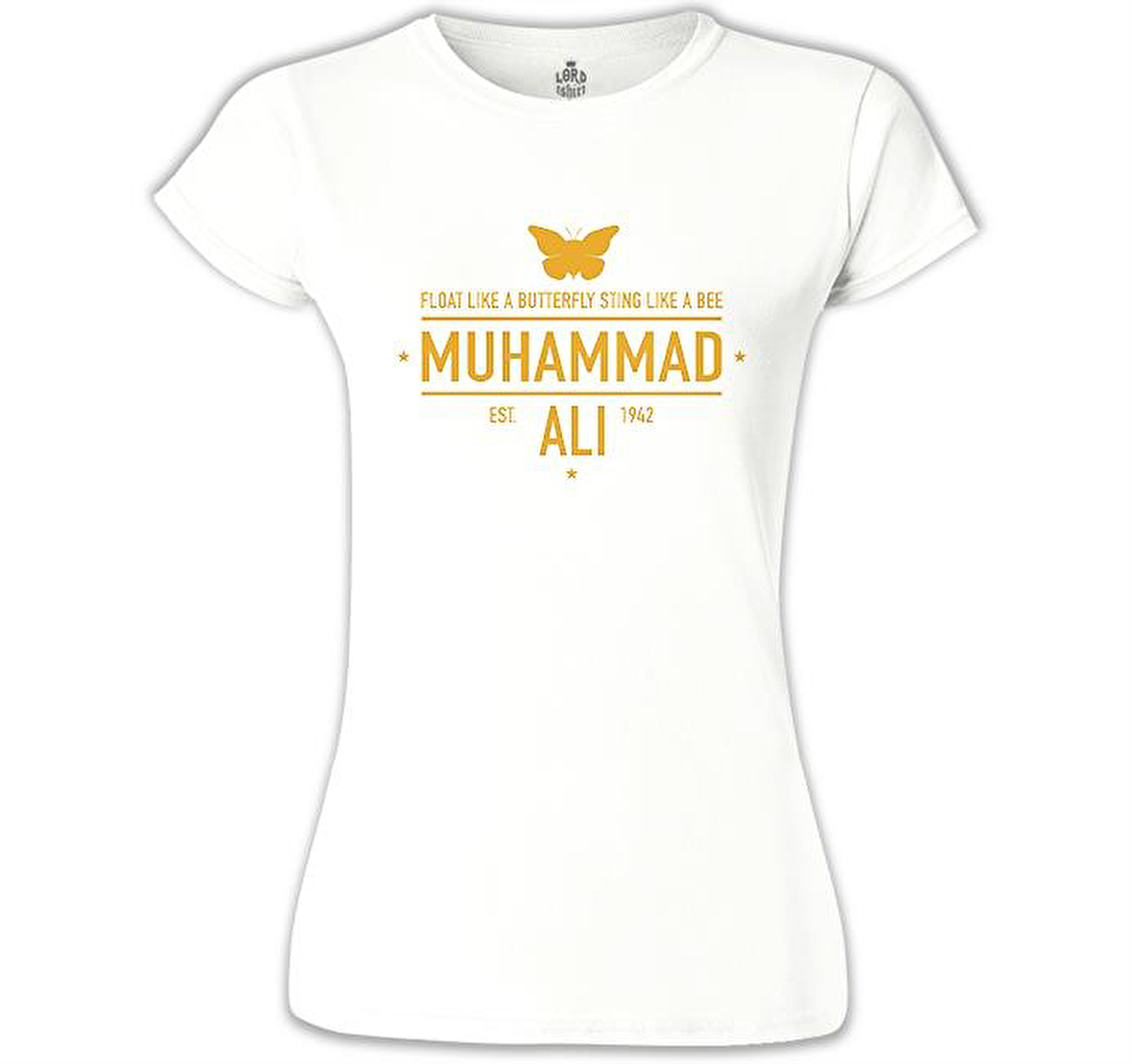 Muhammad Ali - Est. 1942 Beyaz Bayan Tshirt
