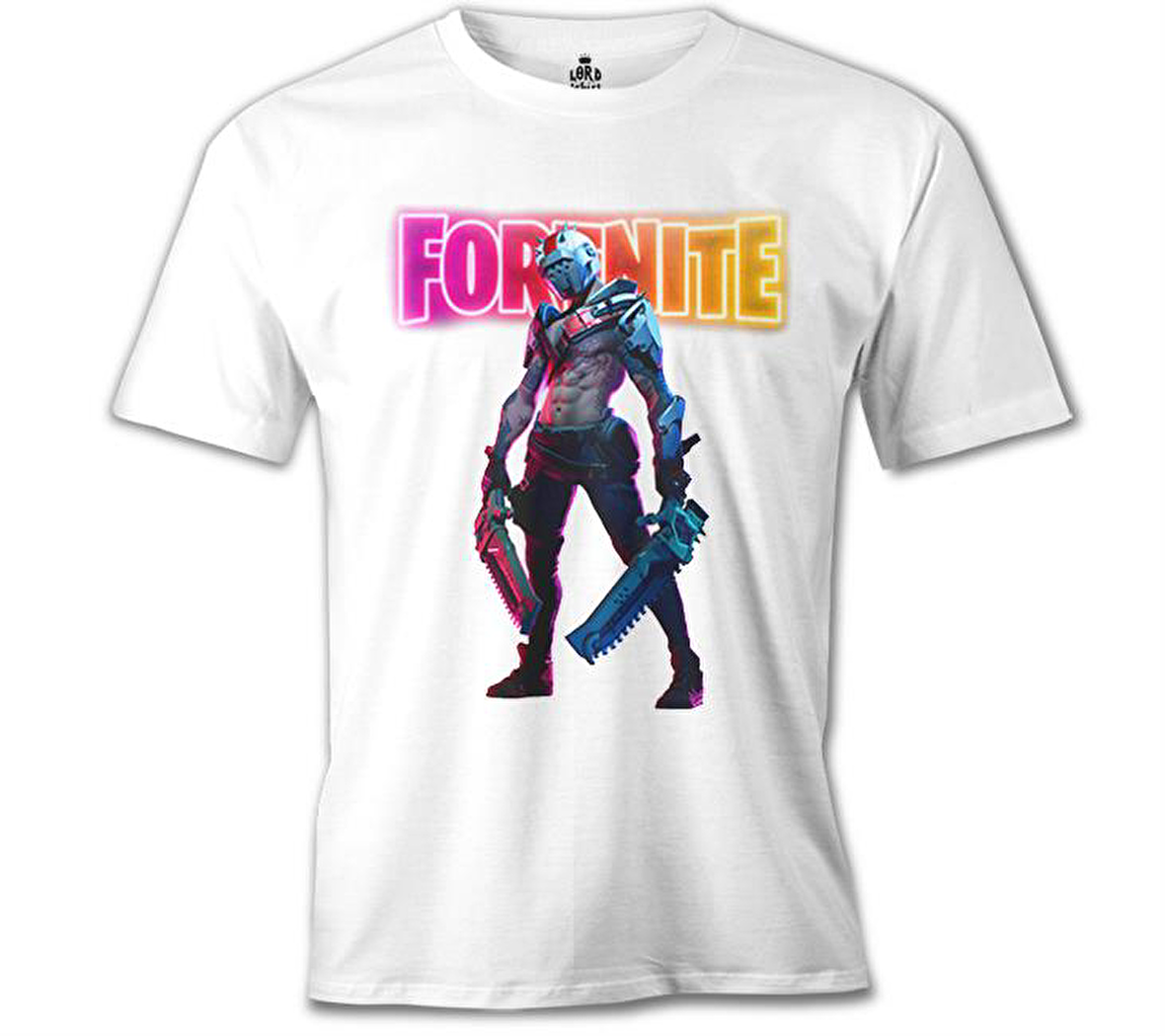 Fortnite - Rust Lord Beyaz Erkek Tshirt