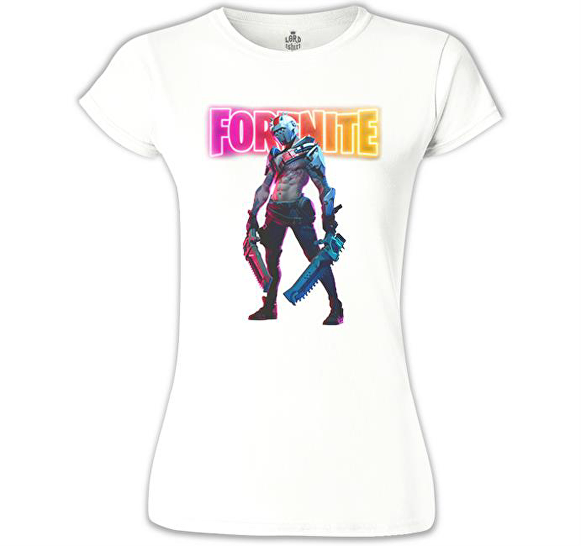 Fortnite - Rust Lord Beyaz Bayan Tshirt