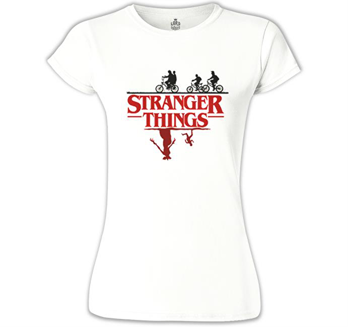 Stranger Tshings - Beneath Beyaz Bayan Tshirt