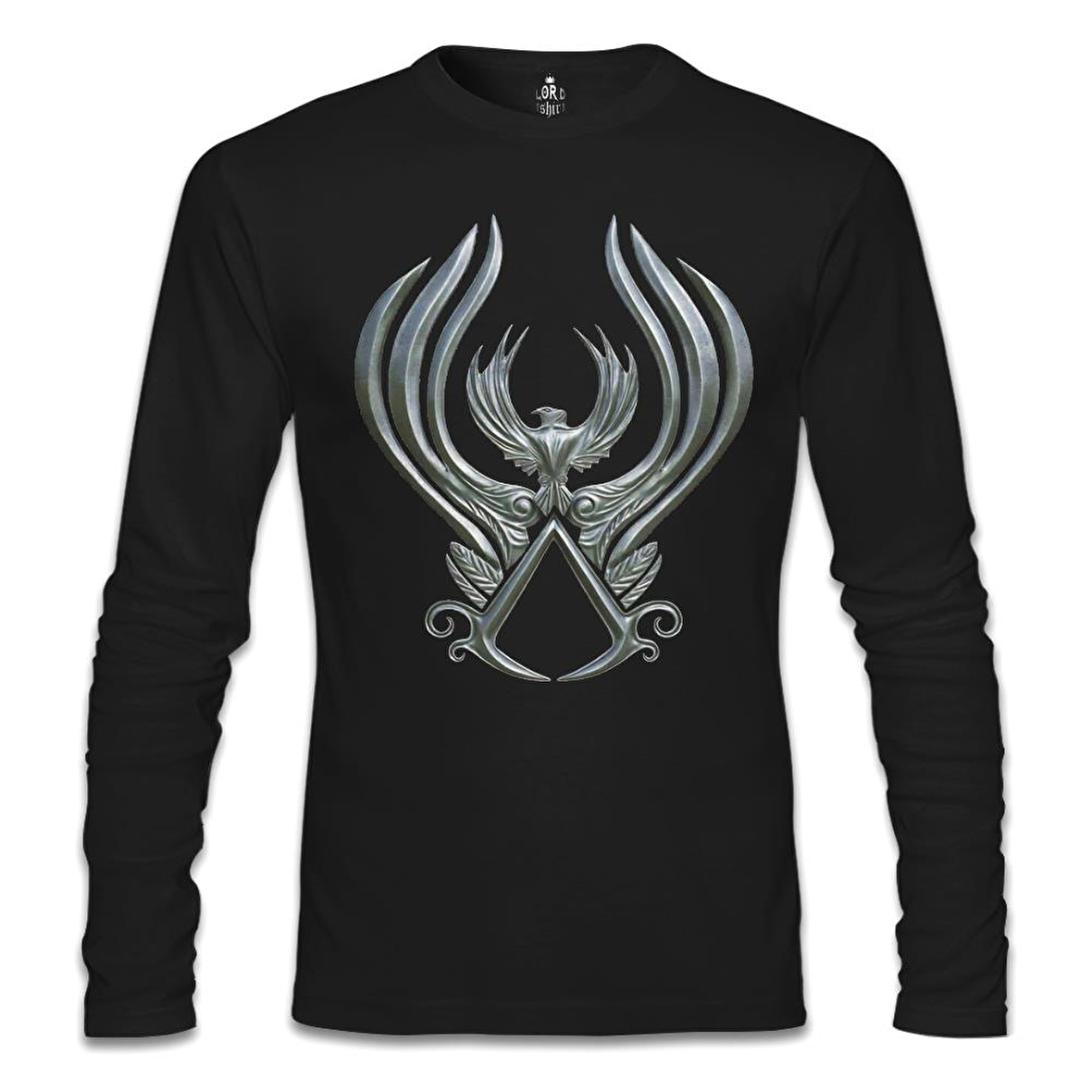 Assassin's Creed - Wings Siyah Erkek Sweatshirt