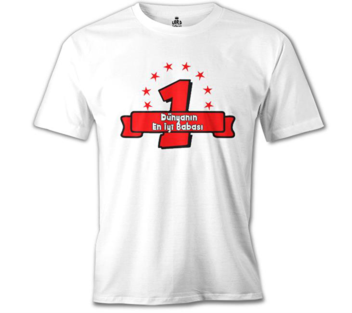 Dünyanın En İyi Babası Beyaz Erkek Tshirt