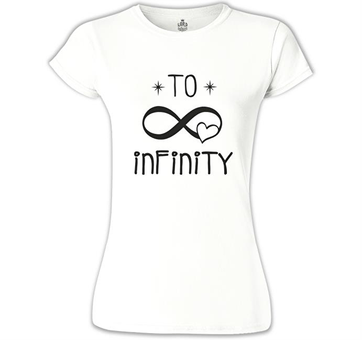 To Infinity Beyaz Bayan Tshirt