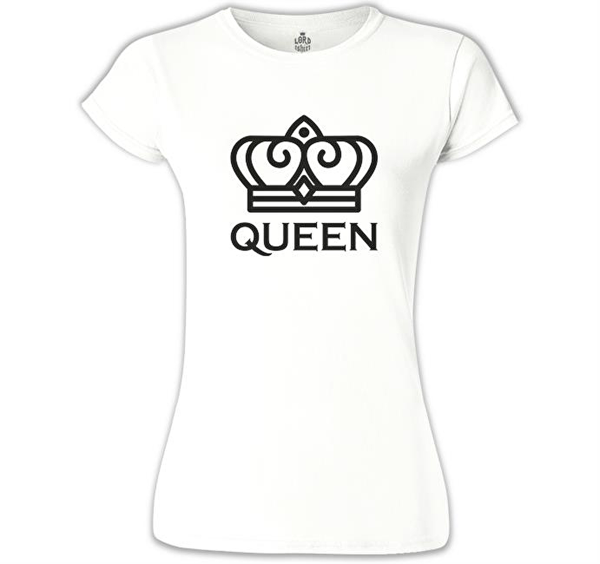 King and Queen - Queen Beyaz Bayan Tshirt