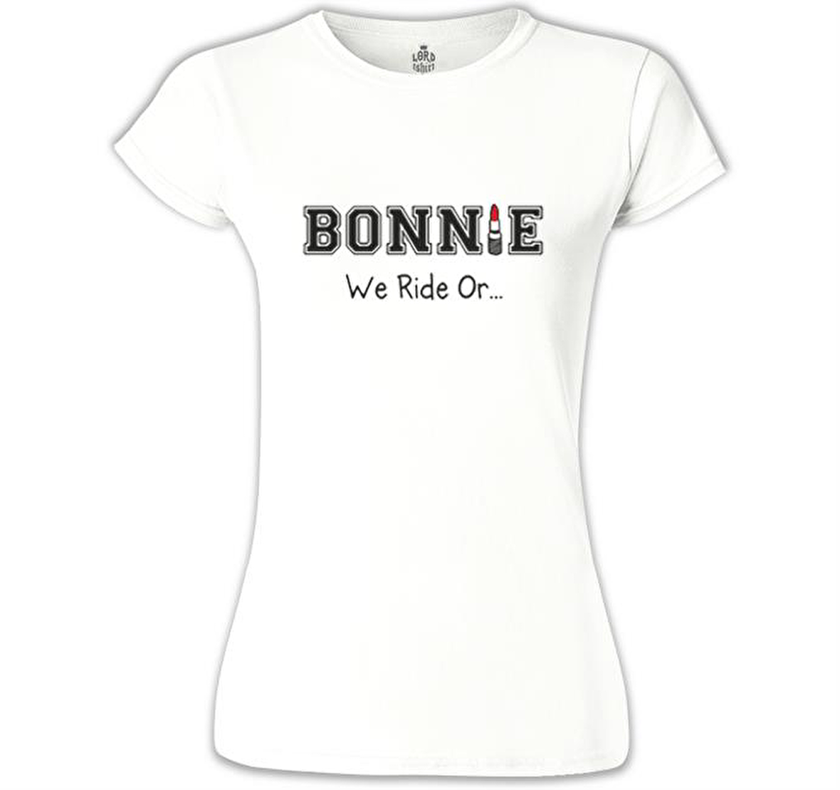 Bonnie and Clyde - Bonnie Beyaz Kadın Tshirt
