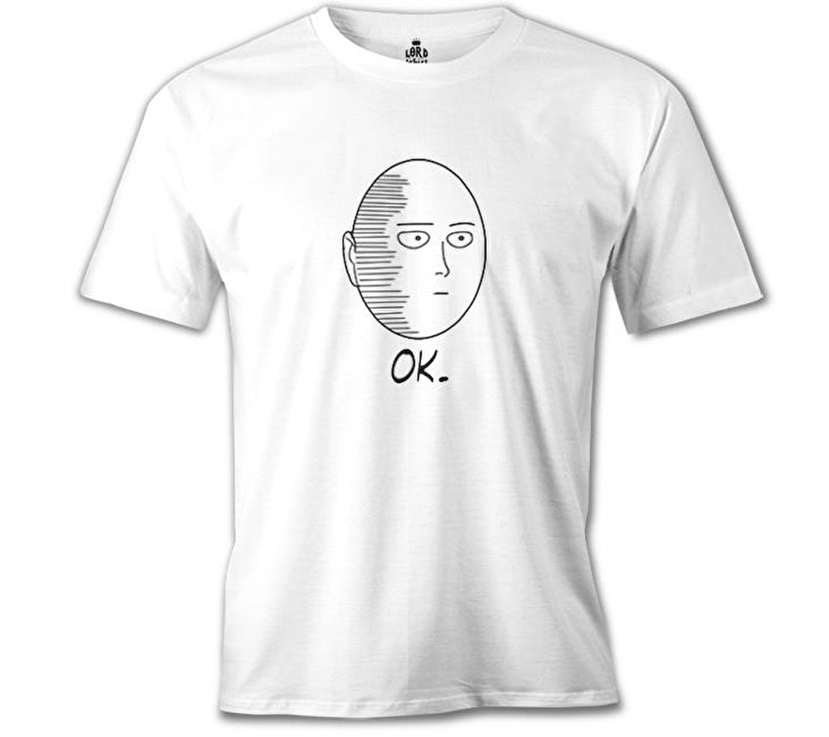 One Punch Man - Ok. Beyaz Erkek Tshirt