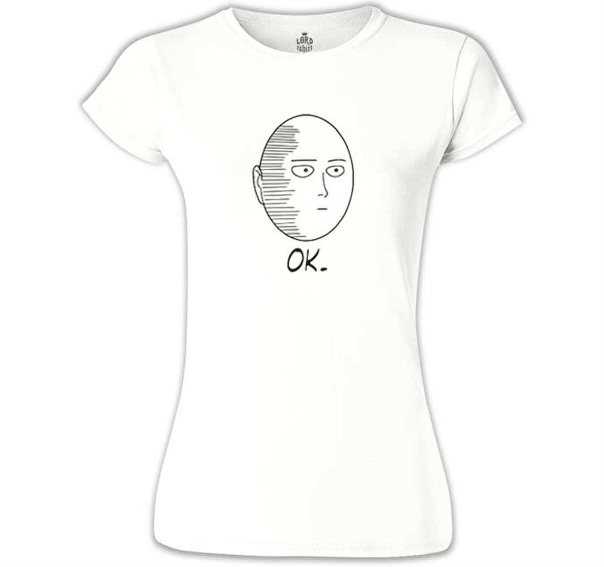 One Punch Man - Ok. Beyaz Bayan Tshirt