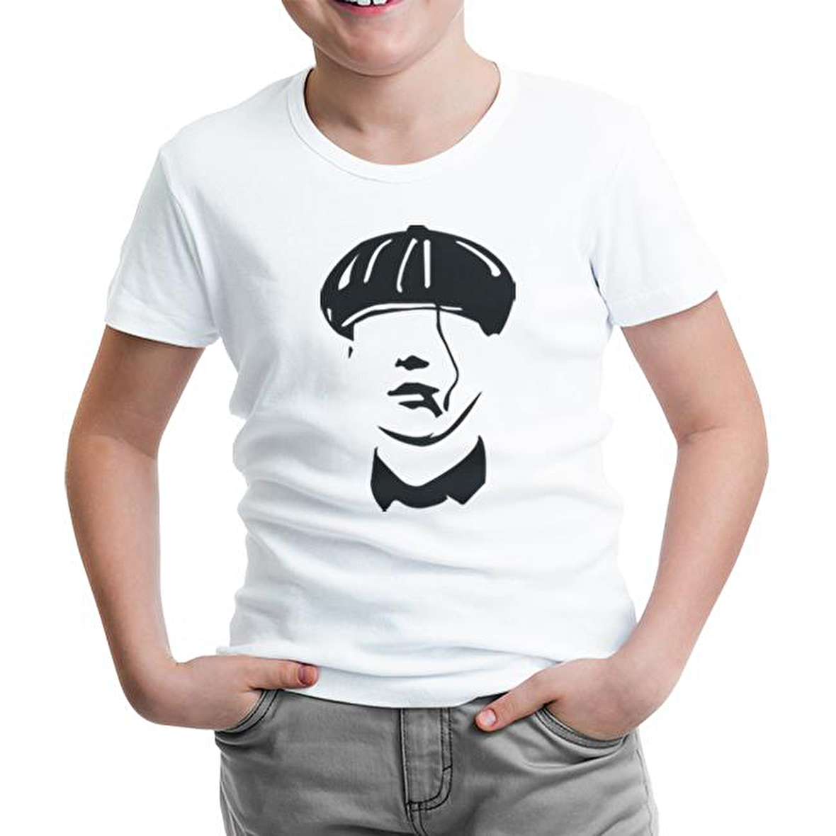 Peaky Blinders - Hat Beyaz Çocuk Tshirt