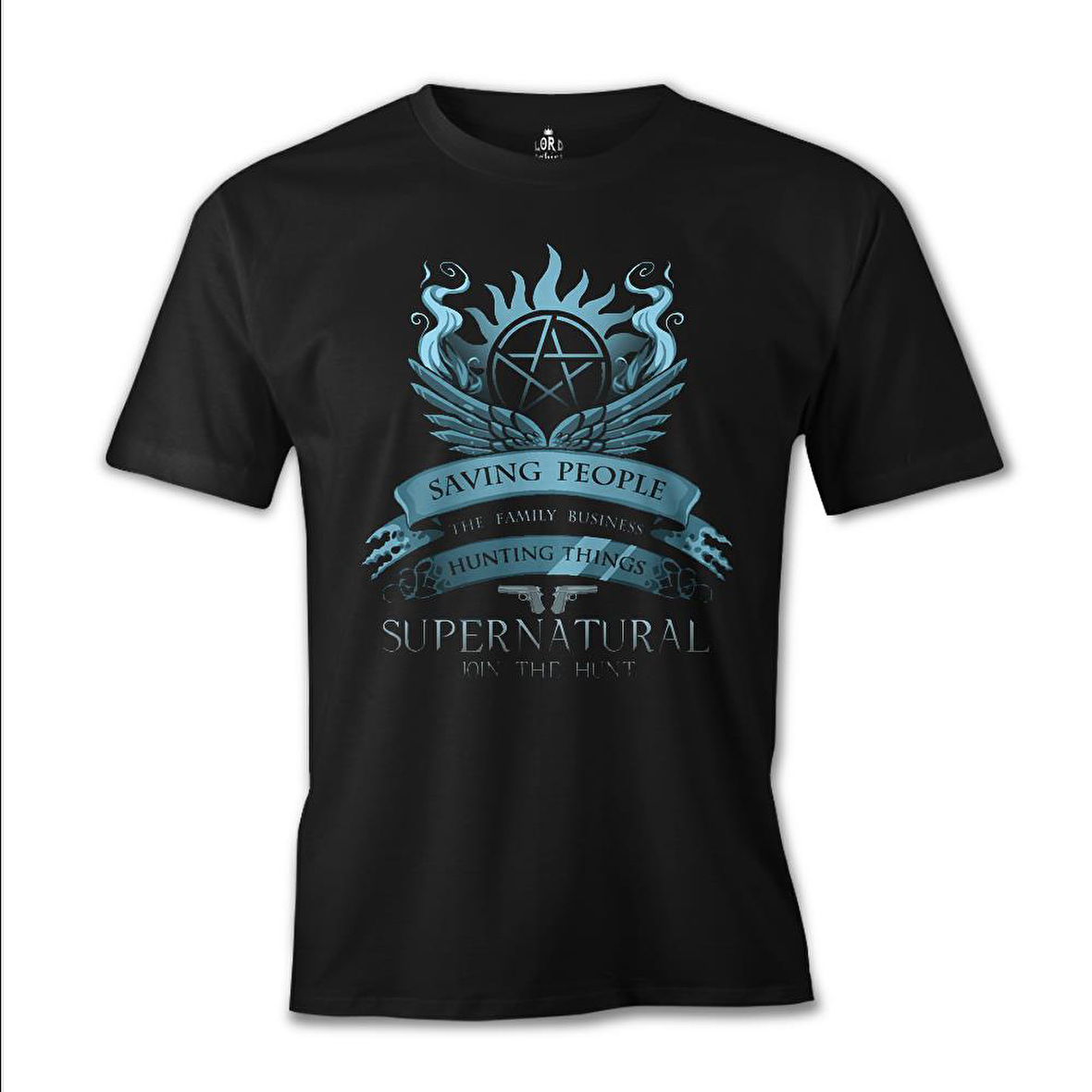 Supernatural - Join the Hunt Siyah Erkek Tshirt