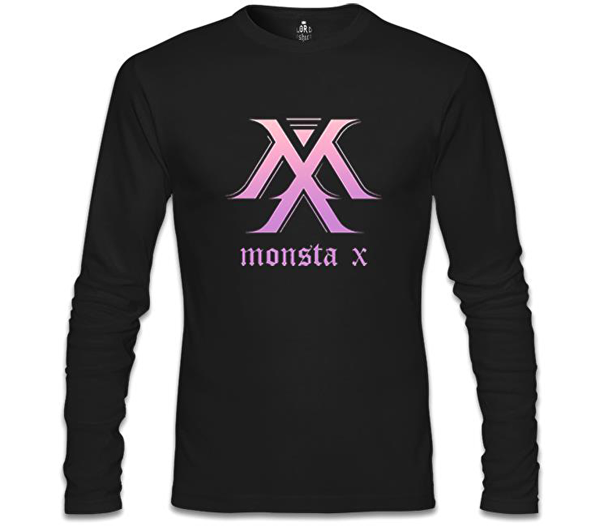 Monsta X - MX Siyah Erkek Sweatshirt