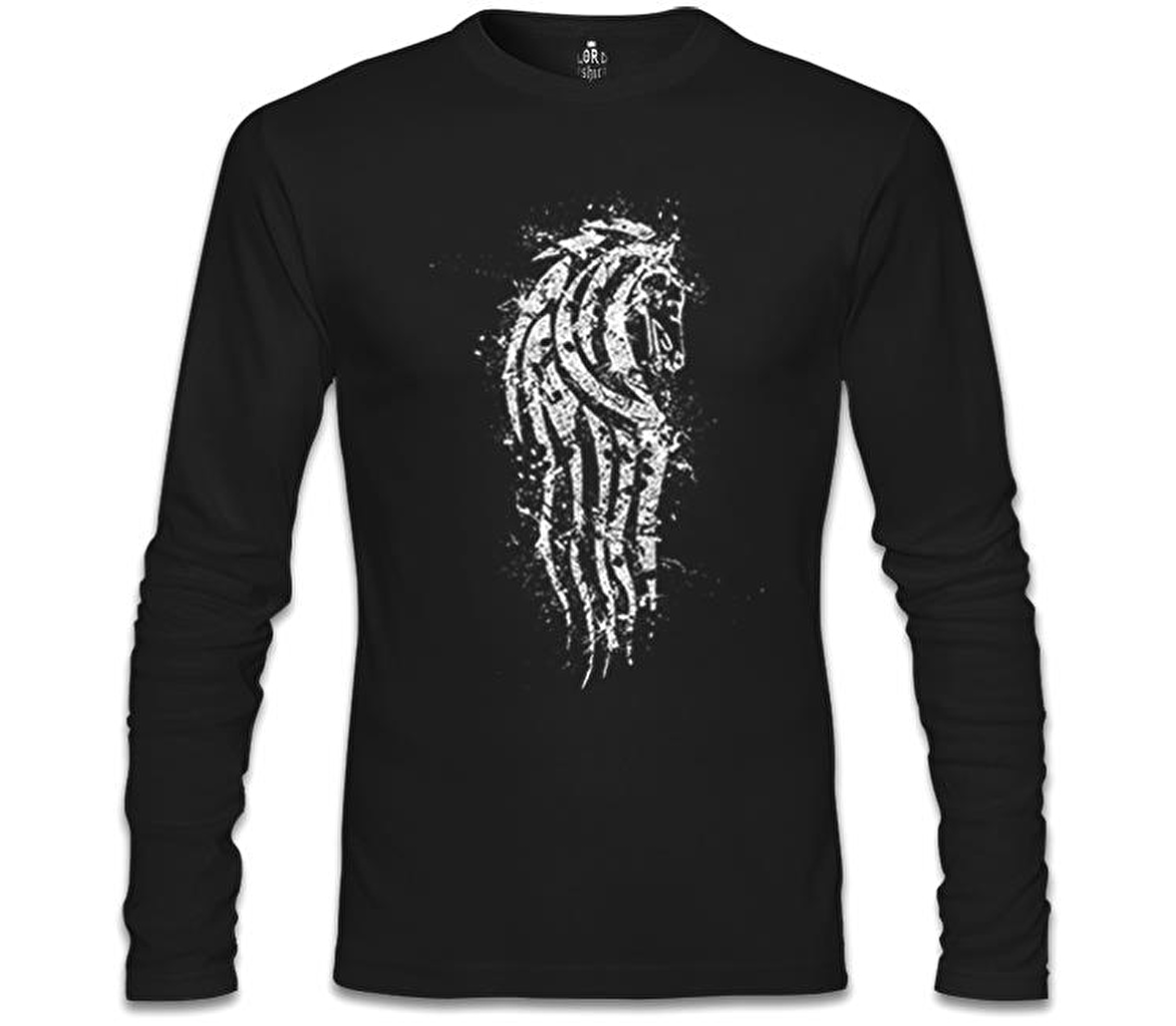 Tattoo - At Siyah Erkek Sweatshirt