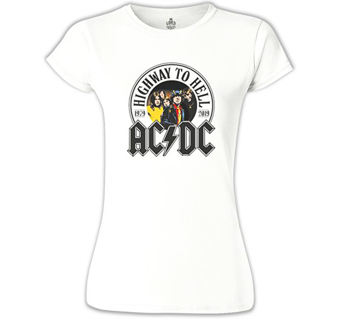 AC DC - 1979 Beyaz Bayan Tshirt