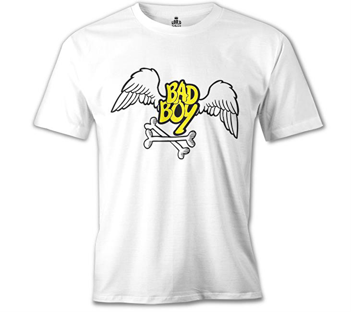 Bad Boy - Wings Beyaz Erkek Tshirt