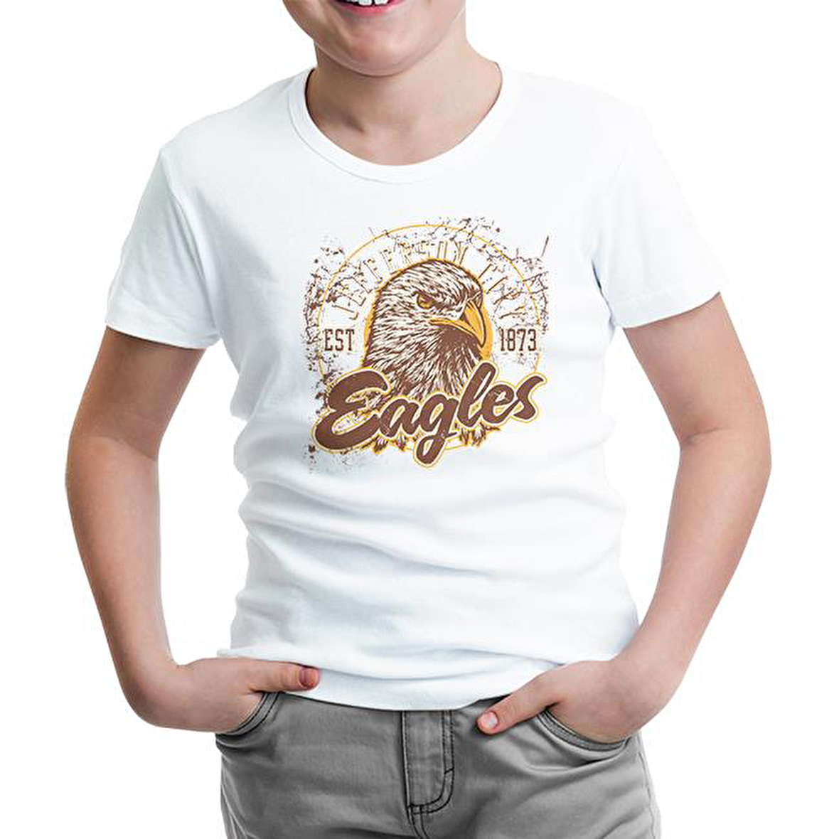Kartal - On Sekiz Beyaz Çocuk Tshirt