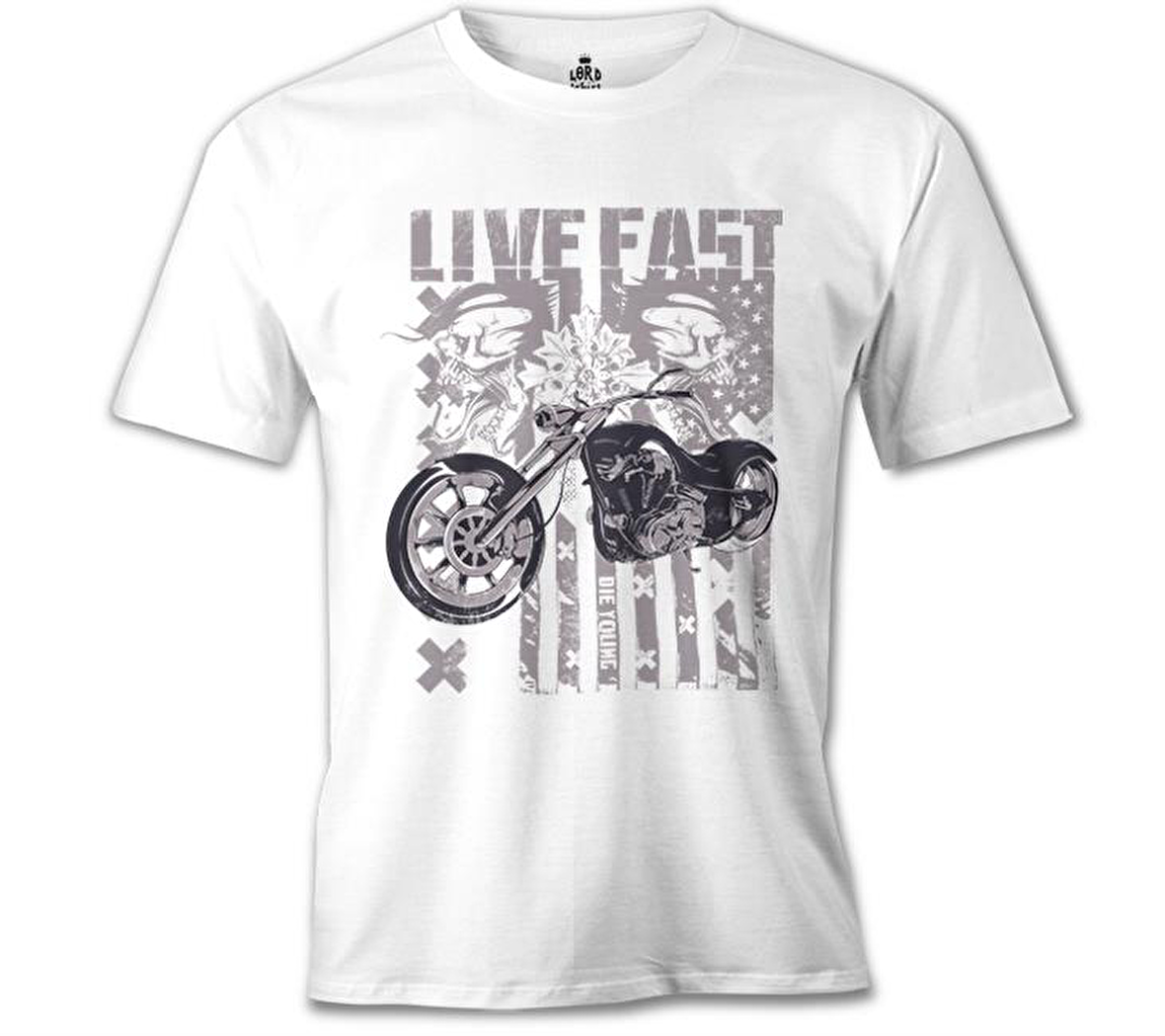 Hızlı Yaşa - X Beyaz Erkek Tshirt