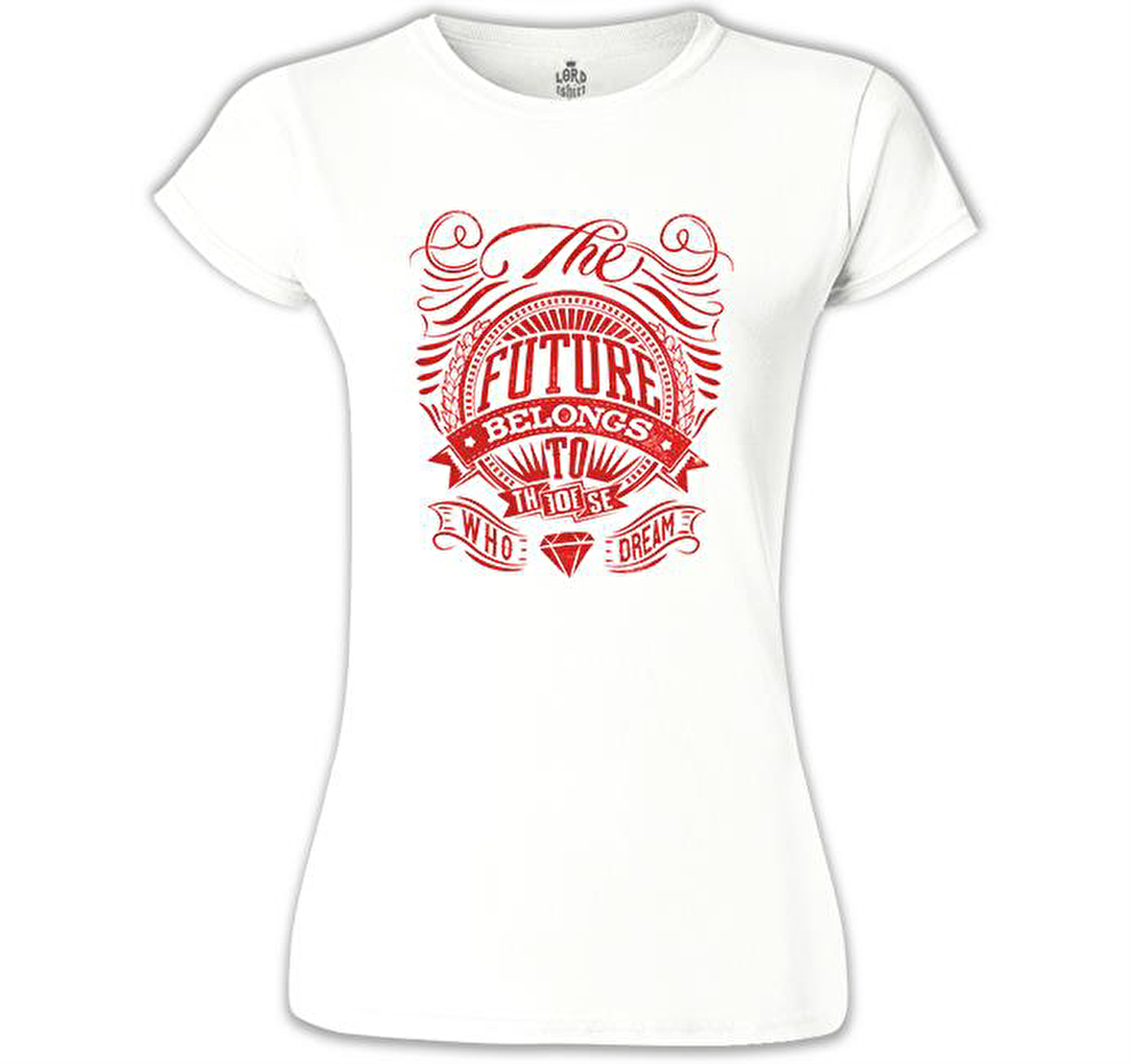 Future Dream Beyaz Bayan Tshirt