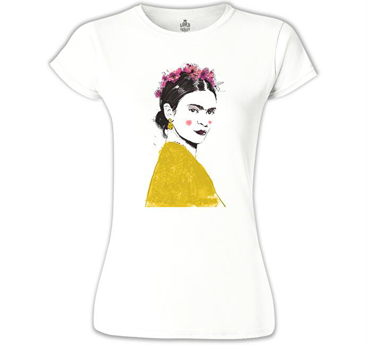 Frida - Shade Beyaz Bayan Tshirt